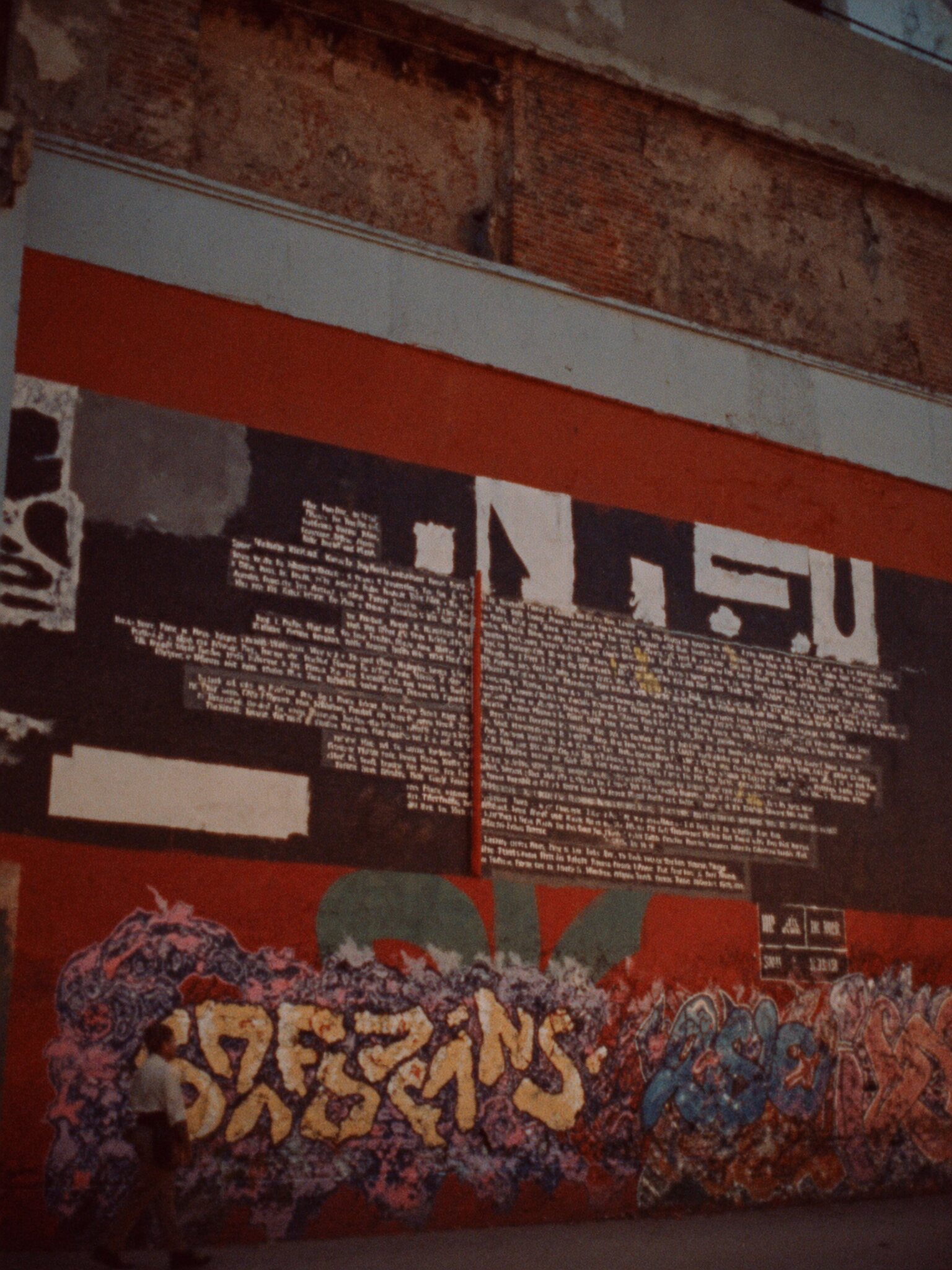 Street art mural