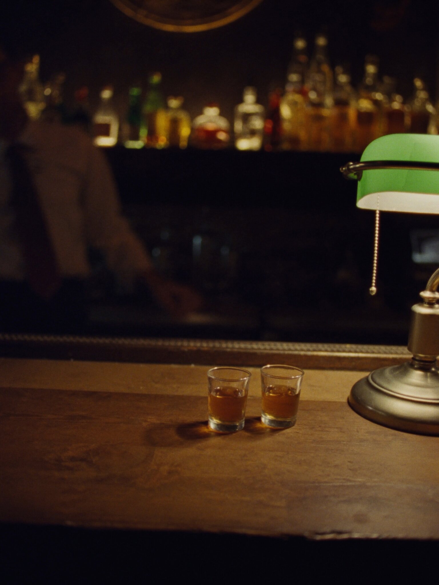 Last drink at the bar